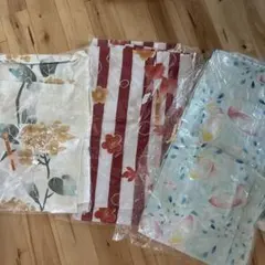 浴衣・帯セット 花柄・ストライプ・魚柄