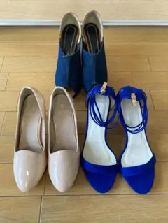 パンプス、サンダル 3点 まとめて 23.5~24cmのサムネイル