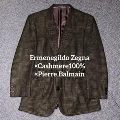 archive”balmain”Zegna×カシミヤ100% ジャケット　最高級のサムネイル
