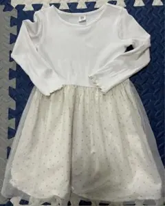 GAP ワンピース 4years 100cm 女の子 チュール ドット 長袖