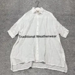 【Traditional Weatherwear】リネンビックシャツ チュニックのサムネイル