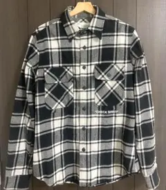 OFF-WHITE CHECK SHIRT ブラック/グレー