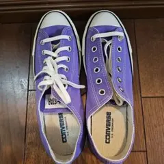 CONVERSE コンバース オールスター ローカットパープル　25.5cm