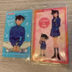 名探偵コナン 工藤新一 毛利蘭 江戸川コナン カード トレカ ウエハース チョコ