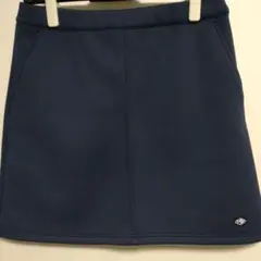 ネイビー ゴルフ用スカート ポケット付き　秋冬物