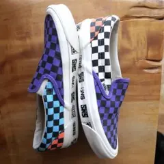 【レア】別注モデルVANS OGチェッカースリッポン/US8.5/箱付