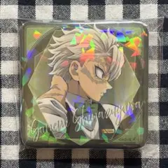 鬼滅の刃　モクテルバー　ロト　スクエア缶バッジ　不死川実弥