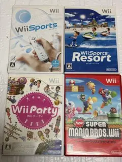 ⭐️24時間以内発送⭐️ Wiiソフトまとめ売り　4本セット　スポーツ　パーティ