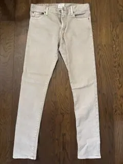 【値下げ】ungrid ベージュ スキニーデニム　パンツ