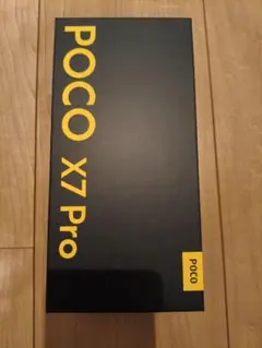 POCO X7 Pro 本体【イエロー＆ブラック】