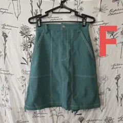 361 台形スカート　膝丈　カジュアル