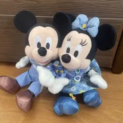 ミッキー ミニー Disney Blue Ever After ぬいぐるみセット