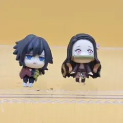 冨岡義勇 禰豆子 ミニフィギュアキーホルダー