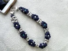 スマホハンドストラップ　パラコード　デイジー