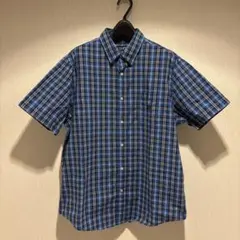 CHAPSチェック柄半袖シャツ