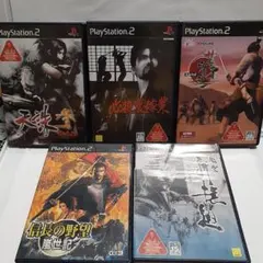 PlayStation2 ソフト時代劇まとめ売り5本セット 天誅・信長の野望他