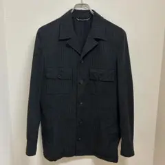 90s 初期　DOLCE & GABBANA ブラック ストライプ カバーオール