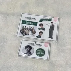 SnowMan 1st Anniversary ステッカー 缶バッジ 阿部亮平