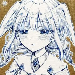 ぱっぱっ オリジナル手描き原画イラスト 一点物 ポストカードサイズ