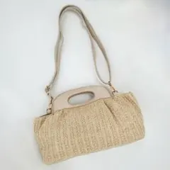 ＊b 【美品】2WAY かごバッグ ショルダー/ハンドバッグ 手提げ カバン