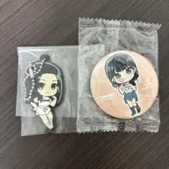 LE SSERAFIM　ウンチェ　缶バッジ　ラバーキーホルダー　ガチャガチャ