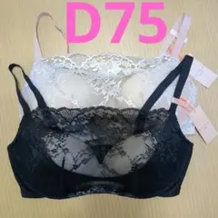 D75　トリンプ　アモスタイル　ワンダーメイクマシュマロタッチ ブラ　2枚