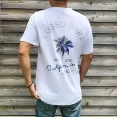セレブに人気　LUSSO SURF ビッグパームツリーTシャツ　Sサイズ☆