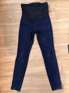 【UNIQLO】マタニティレギンスパンツ XS ネイビー