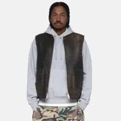 STUSSY SHEARLING WORKGEAR VEST