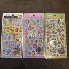 ボンボンドロップシール　ディズニー　クラシック　プリンセス　ズートピア