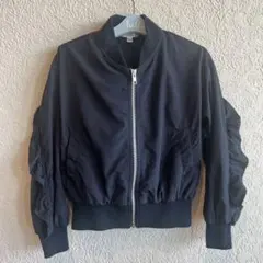 a.v.v ネイビー バルーンスリーブジャケット 130
