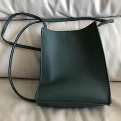ダークグリーン ショルダーバッグ