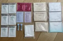 アルビオン　サンプルセット　化粧水　乳液　コットン