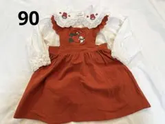 新品未使用 futafuta マイメロディ ジャンパースカート ブラウスセット