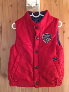 ミキハウス リバーシブル ベスト　100cm 美品