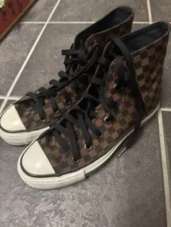 Converse All starチェック柄 ハイカットスニーカー