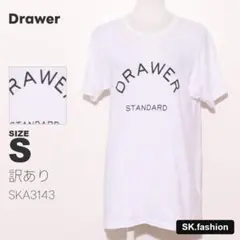 訳あり Drawer トップス Tシャツ　半袖　ロゴ　プロント　コットン　日本製のサムネイル