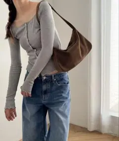 diggity スエードハンドバッグ