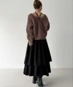 JUNOAH ワンピース ニット Ｓ