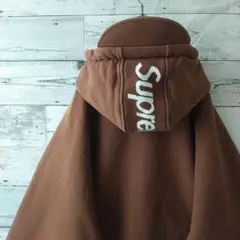 大人気☆シュプリーム 刺繍スモールボックスロゴ フードロゴ フルジップ パーカーのサムネイル