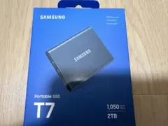 Samsung Portable SSD T7 2TB 外付け 開封済み未使用のサムネイル
