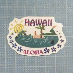 防水ステッカー　ハワイ HAWAII ALOHA ステッカー　シール