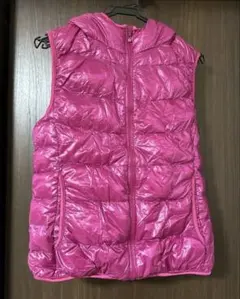 UNIQLO ユニクロ　ウルトラライトダウン ベスト パーカー フード　L