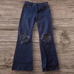 MASON PRINCEメンズ デニム ダメージ加工 ビンテージ風