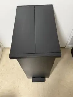 45L ペダル式 ｜ KEYUCA 両開きダストボックス LL ブラック ケユカ