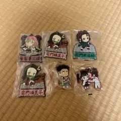 鬼滅の刃 ラバーストラップ 6個セット