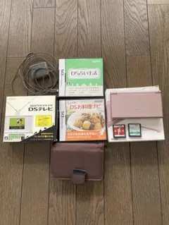 ❣️NINTENDO DS LITE ローズピンク ソフト　ケースセット