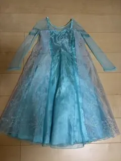 【ディズニーストア】エルサ キッズ用ドレス アナと雪の女王 ブルー