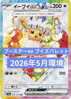 早い者勝ち！ブースターex ブイズバレット 本格構築済みデッキ スリーブ付き
