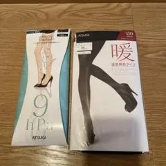 値下げ中ATSUGI 9hPa 温感発熱タイツ LLサイズ ブラック